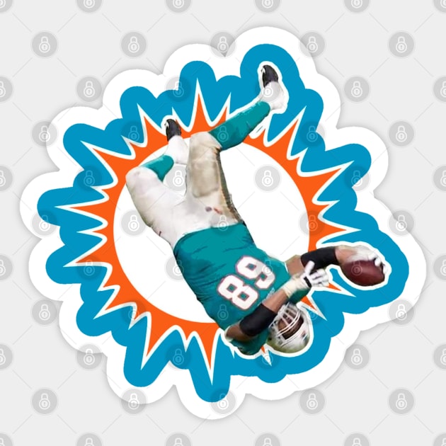 DOLPHINS INELIGIBLE Sticker by thedeuce